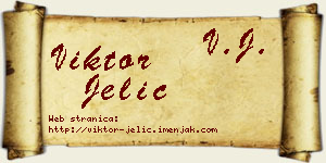 Viktor Jelić vizit kartica
